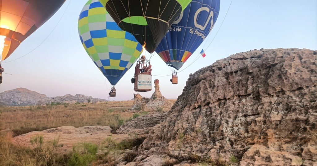 Hot air balloon trip to Madagascar - Agri 71